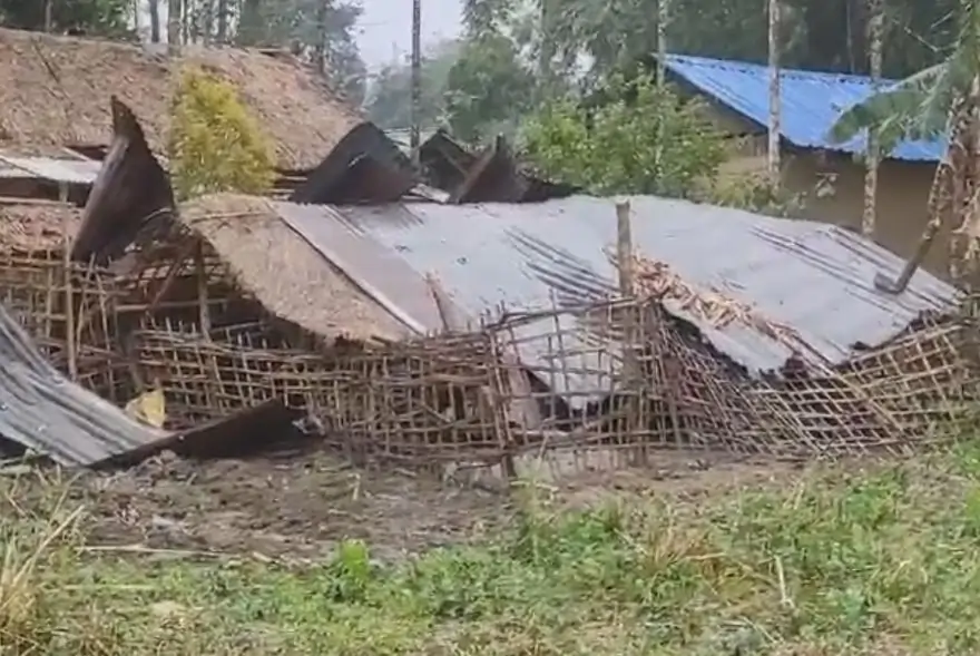 ৰাজ্যৰ বিভিন্ন প্ৰান্তত বতৰৰ কালৰূপ...