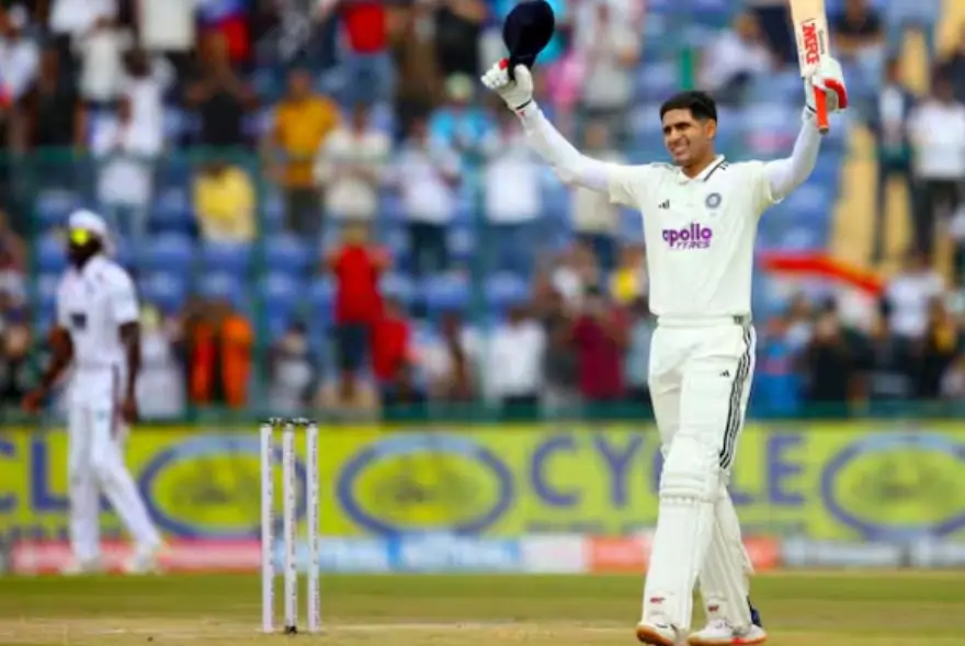 দ্বিতীয় টেষ্টত দৰ্শনীয় শতকেৰে ইতিহাস সৃষ্টি শুভমন গীলৰ