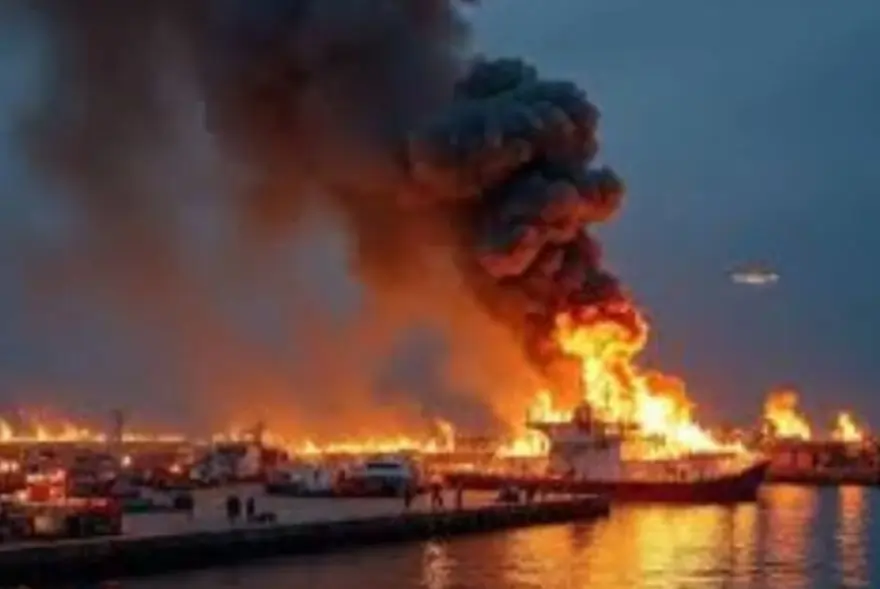 ৰাছিয়াৰ ওপৰত পুনৰ ইউক্ৰেইনৰ বৃহৎ ড্ৰোন আক্ৰমণ; জ্বলি ছাই হ’ল টুৱাপছে বন্দৰ