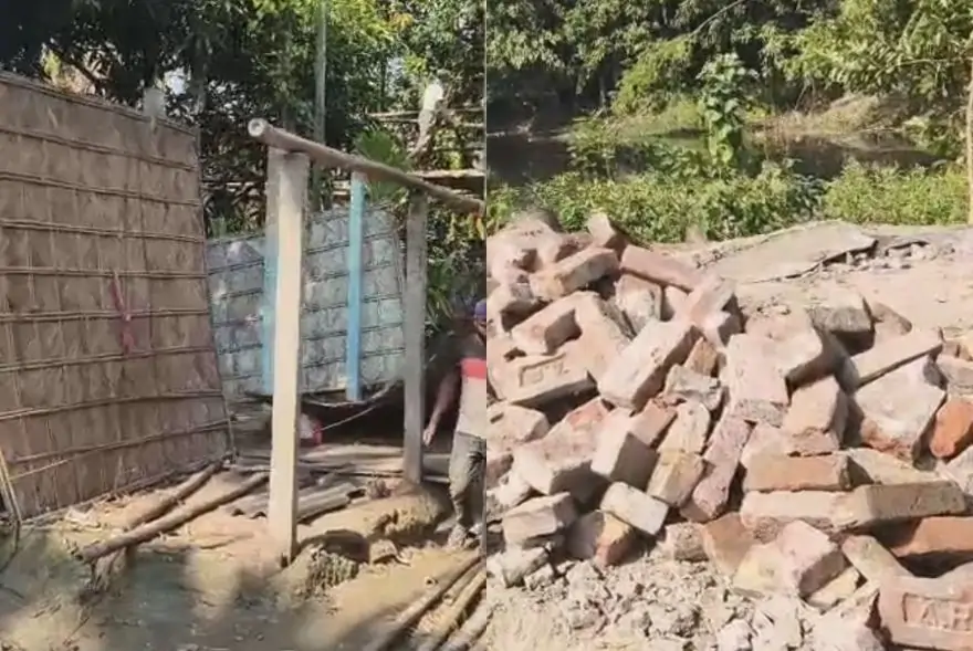 ৰূপহীহাটত চৰকাৰী ভূমি বেদখলকাৰীৰ বিপদঘন্টা, উচ্ছেদৰ বাবে সাজু প্ৰশাসন