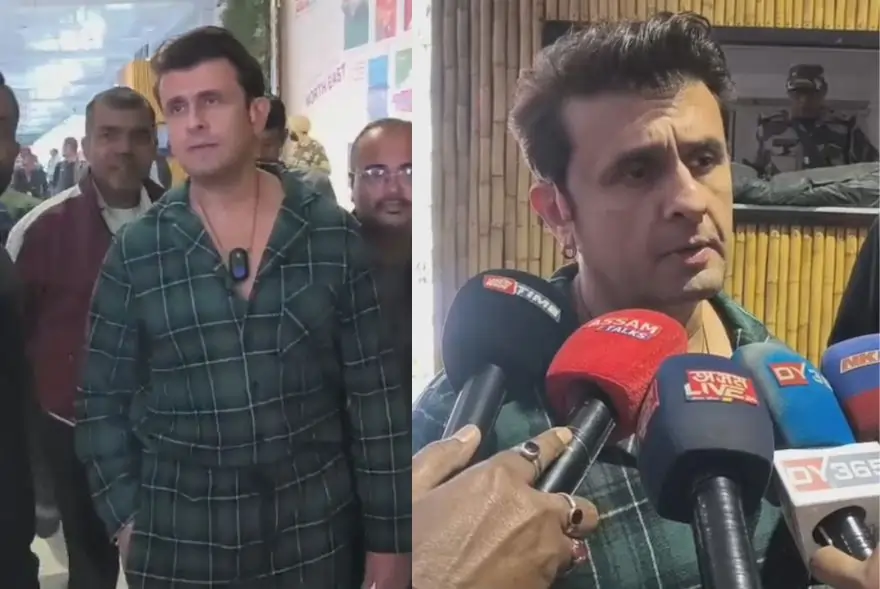 গুৱাহাটীত উপস্থিত বলীউডৰ কণ্ঠশিল্পী চনু নিগম