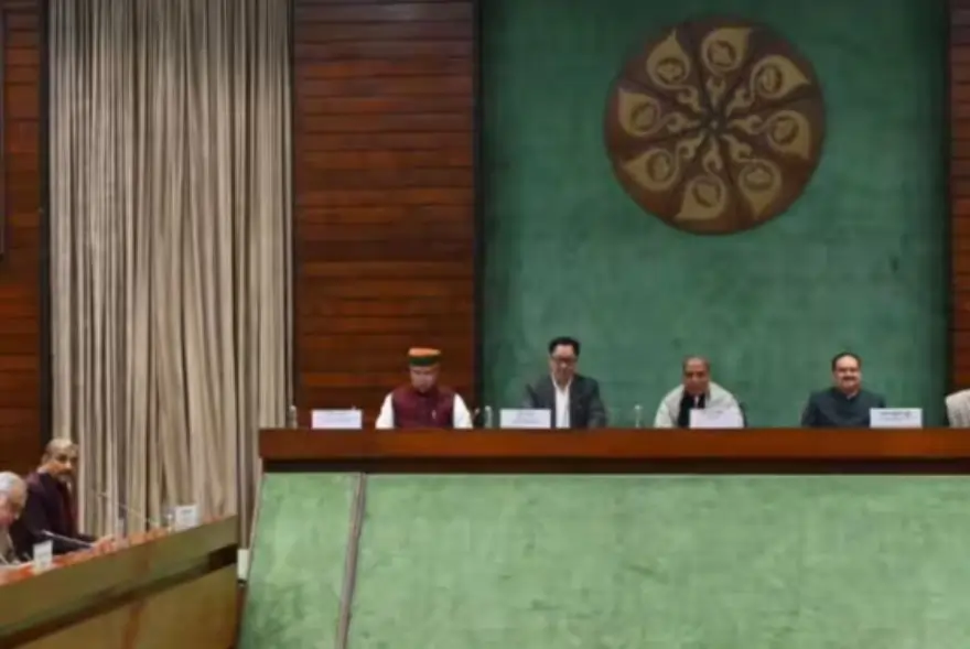 বাজেট অধিৱেশনৰ পূৰ্বে চৰকাৰৰ সৰ্বদলীয় বৈঠক, ৫১ দলৰ প্ৰতিনিধিৰ অংশগ্ৰহণ