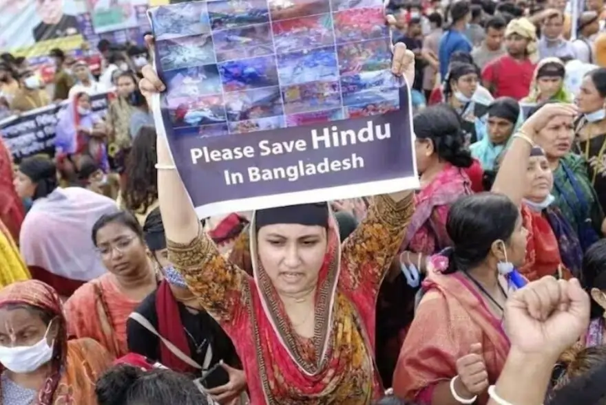 পুখুৰীত জপিয়াইও প্ৰাণ ৰক্ষা নপৰিল... বাংলাদেশত হিংসাৰ বলি আন এজন হিন্দু