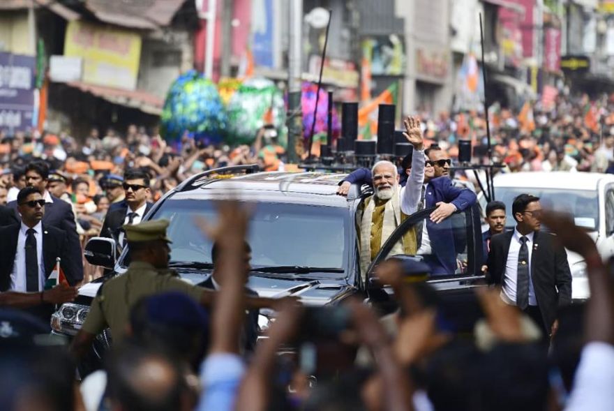 মিছন দক্ষিণ; কেৰালাত প্ৰধানমন্ত্ৰী মোদীয়ে বজালে নিৰ্বাচনী ৰণডংকা