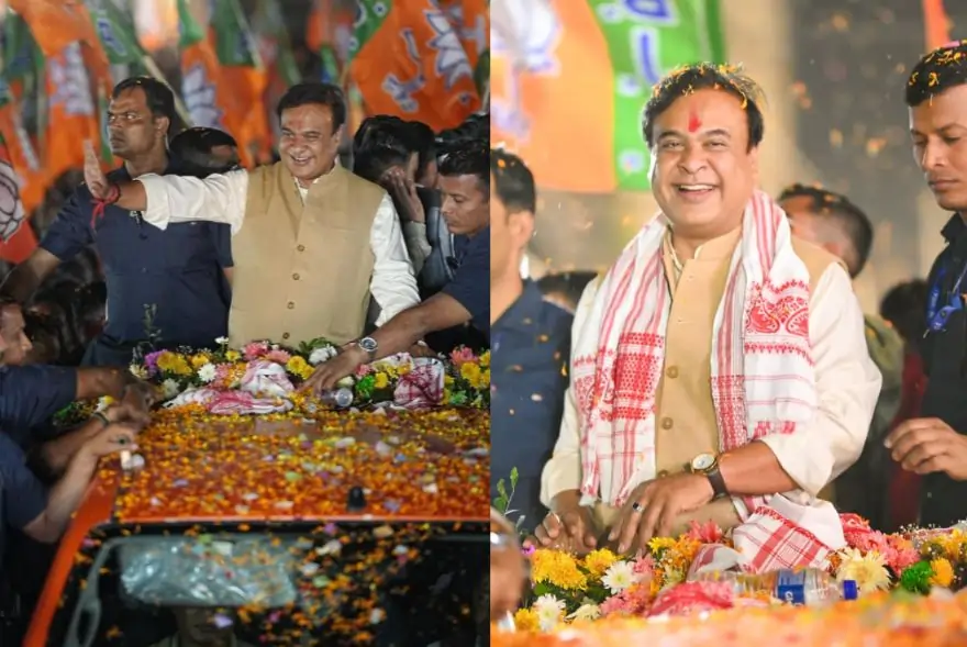 আজিৰে পৰা দ্বিতীয় পৰ্যায়ৰ জন আশীৰ্বাদ যাত্ৰা, বৰষুণকো নেওচি লক্ষাধিক জনতাৰ সমাৱেশ