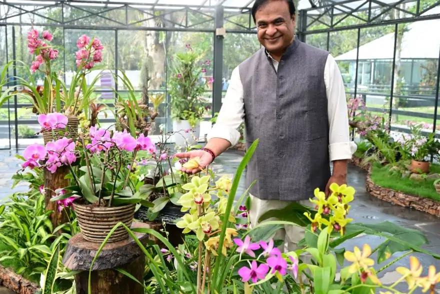 কাজিৰঙাত অৰ্কিড উদ্যান মুকলি মুখ্যমন্ত্ৰী হিমন্ত বিশ্ব শৰ্মাৰ