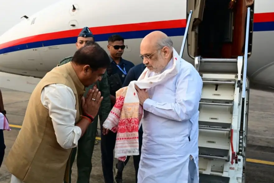 প্ৰধানমন্ত্ৰীৰ পিছতে গুৱাহাটীত উপস্থিত কেন্দ্ৰীয় গৃহমন্ত্ৰী অমিত শ্বাহ