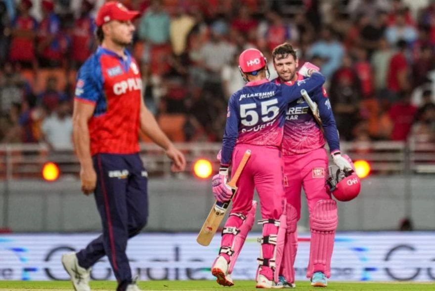 পঞ্জাৱৰ বিজয়ৰ ৰথত বাধা ৰাজস্থান ৰয়েলছৰ; আই পি এলত পঞ্জাৱ কিংছৰ প্ৰথমটো পৰাজয়