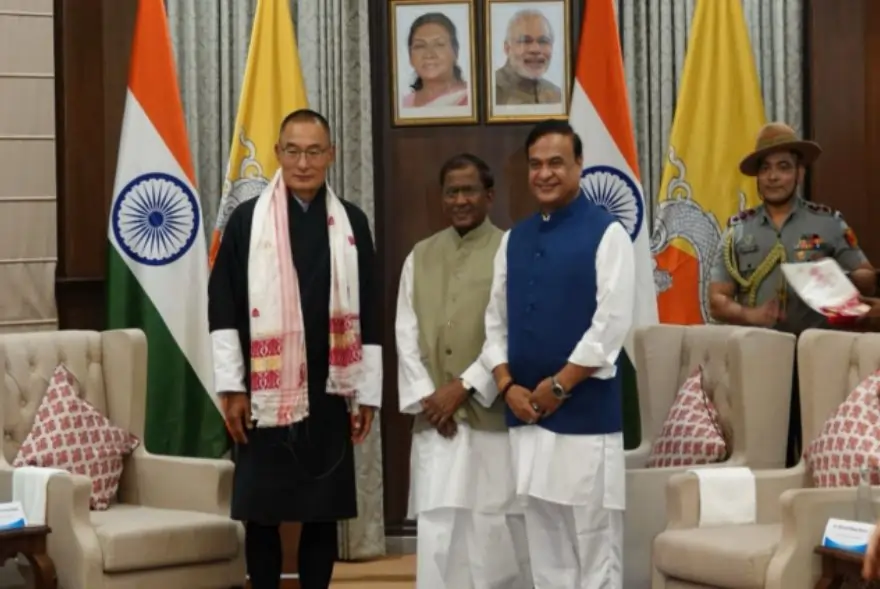 অসম-ভূটানৰ সম্পৰ্ক হ’ব অধিক সুদৃঢ় : ভ্ৰমণৰ বাবে ভূটানৰ প্ৰধানমন্ত্ৰীক ধন্যবাদ মুখ্যমন্ত্ৰী হিমন্ত বিশ্ব শৰ্মাৰ