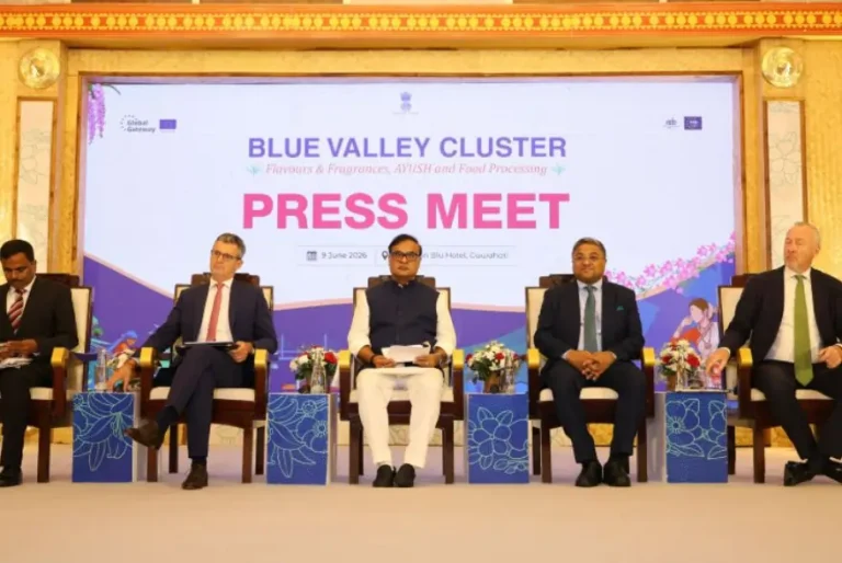 অসম আৰু ইউৰোপীয় ইউনিয়নৰ নতুন অধ্যায় : গুৱাহাটীত ‘ব্লু ভেলী ক্লাষ্টাৰ’ৰ সফল শুভাৰম্ভ