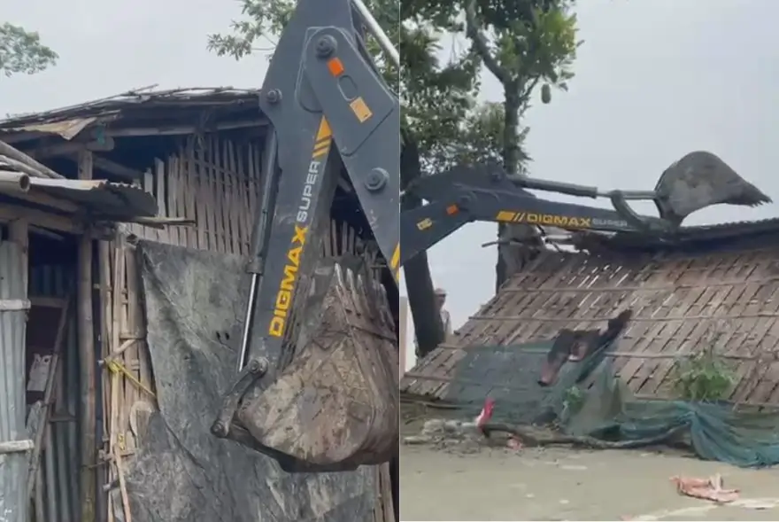ডিব্ৰুগড়ত অবৈধ দখলৰ বিৰুদ্ধে এক্সন মুডত জিলা প্ৰশাসন