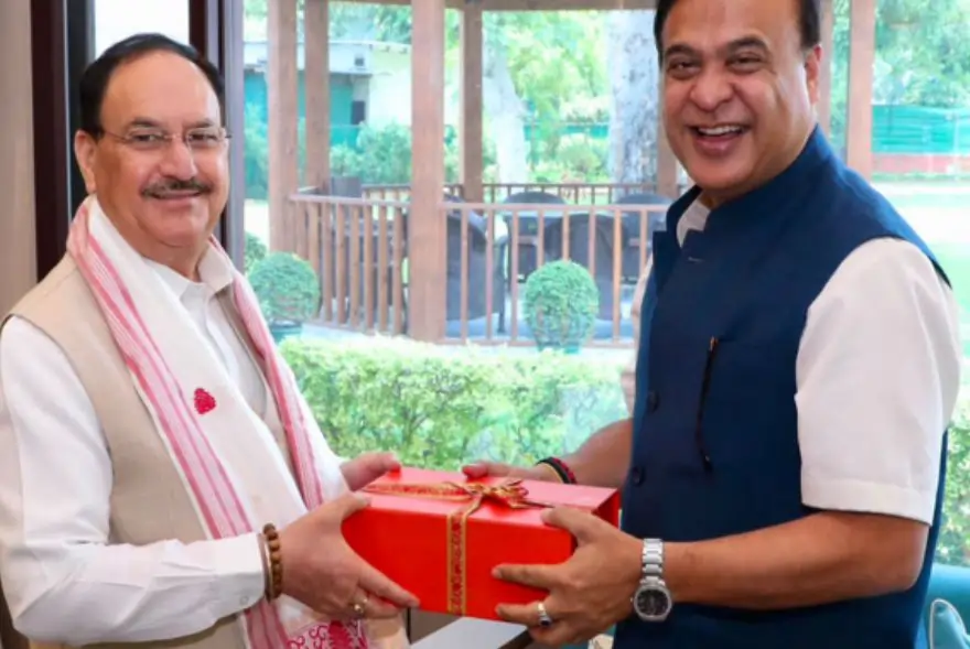 দিল্লীত কেন্দ্ৰীয় মন্ত্ৰী জে পি নাড্ডা আৰু পিয়ুষ গোৱেলক সাক্ষাৎ মুখ্যমন্ত্ৰী হিমন্ত বিশ্ব শৰ্মাৰ