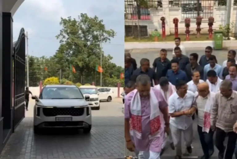 ব্যয় সংকোচনৰ প্ৰয়াস: একেলগে গাড়ী শ্বেয়াৰ কৰি বজপেয়ী ভৱনলৈ গ’ল ৰাজ্যৰ মন্ত্ৰীসকল