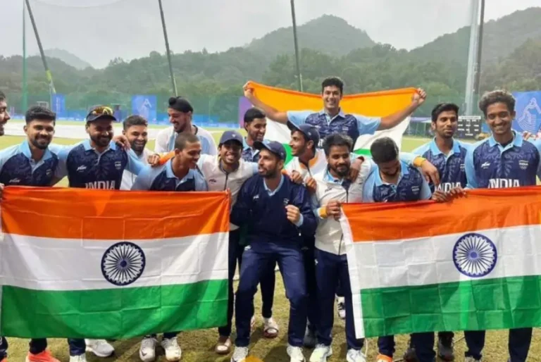 এছিয়ান গেমছ ২০২৬: ভাৰতীয় পুৰুষ ক্ৰিকেট দলৰ পোনপটীয়া এণ্ট্ৰি