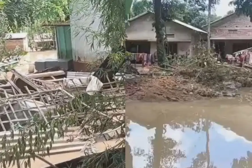 শিৱসাগৰৰ জাঁজীত পুনৰ প্ৰলয়ংকাৰী বানৰ ভয়ংকৰ ৰূপ