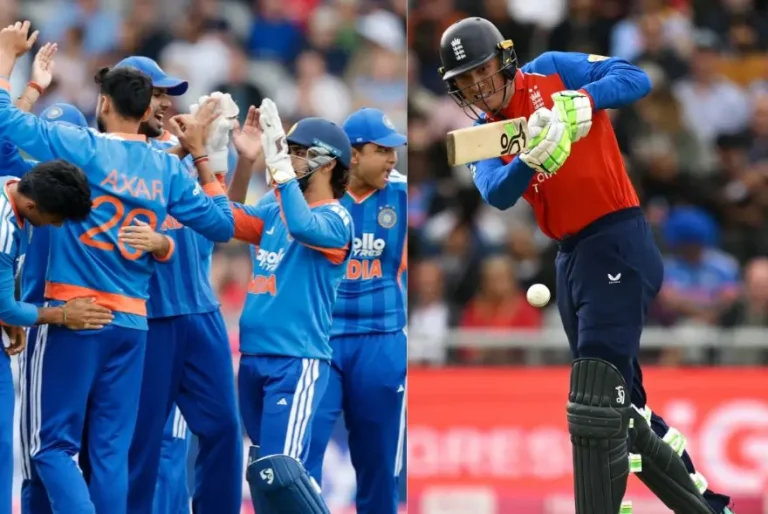 দ্বিতীয় টি-২০ত ইংৰাজ বাহিনীৰ হাতত ধৰাশায়ী বিশ্ব চেম্পিয়ন ভাৰত