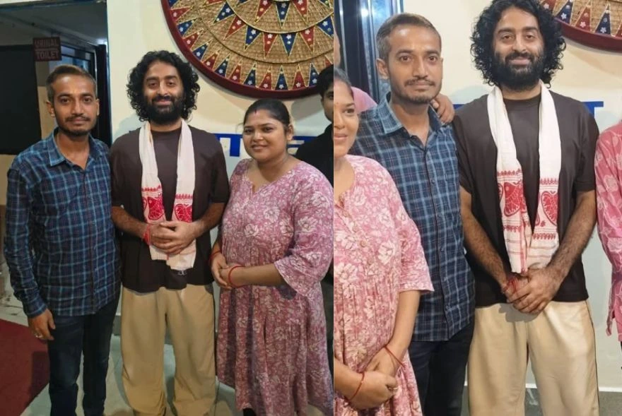 Arijit Singh in Barpeta Road: বৰপেটা ৰোডৰ হোটেলত হঠাৎ উপস্থিত অৰিজিৎ সিং, থলুৱা খাদ্যৰ জুতি লৈ কৰিলে প্ৰশংসা
